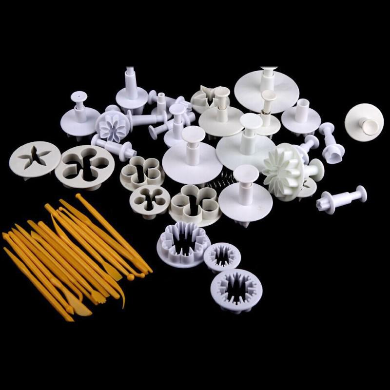 Fondant & Cake Mold Set: 33-Piece Baking Tools with Cookie Cutters