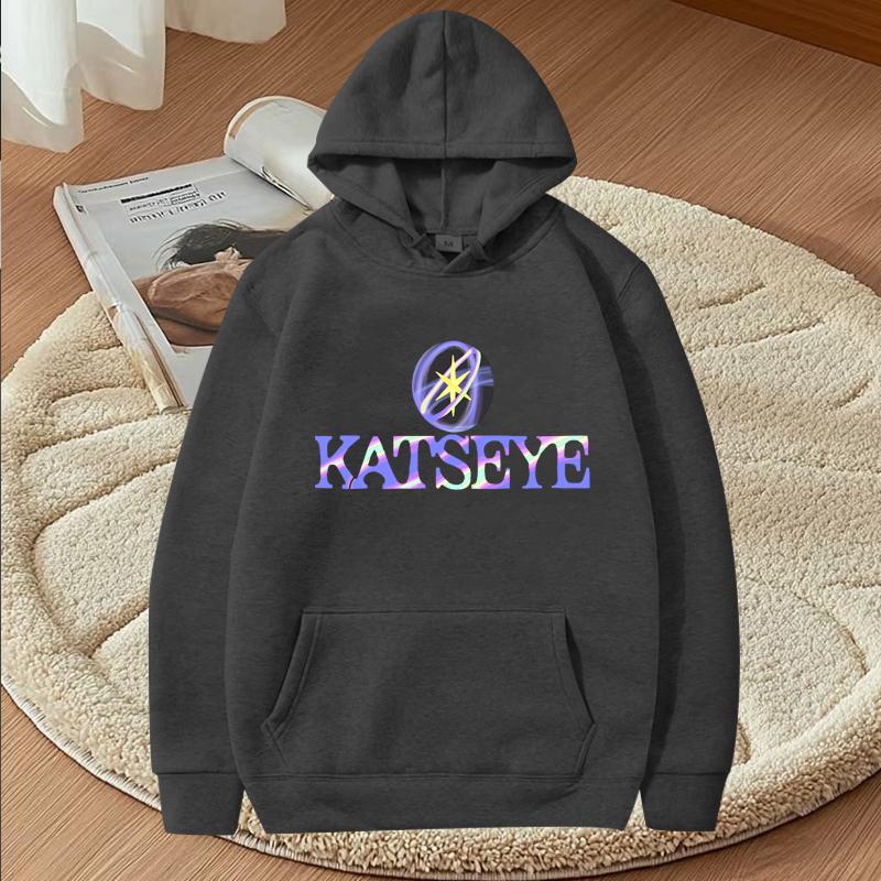KATSEYE Eye módní klasická mikina pánská dámská vintage Vysoká kvalita Dlouhý rukáv streetwear potisk Grafika oversized mikina