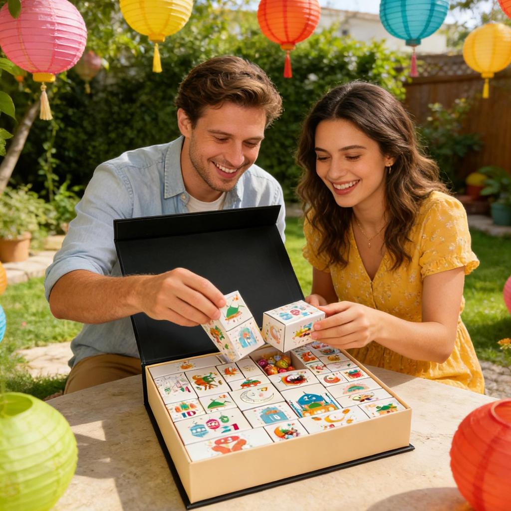 Ramadan Moon Countdown Advent Calendar Boxes Eid Al Fitr Countdown Calendar Gift Box 30 Days DIY Eid Ramadan Mubarak Box