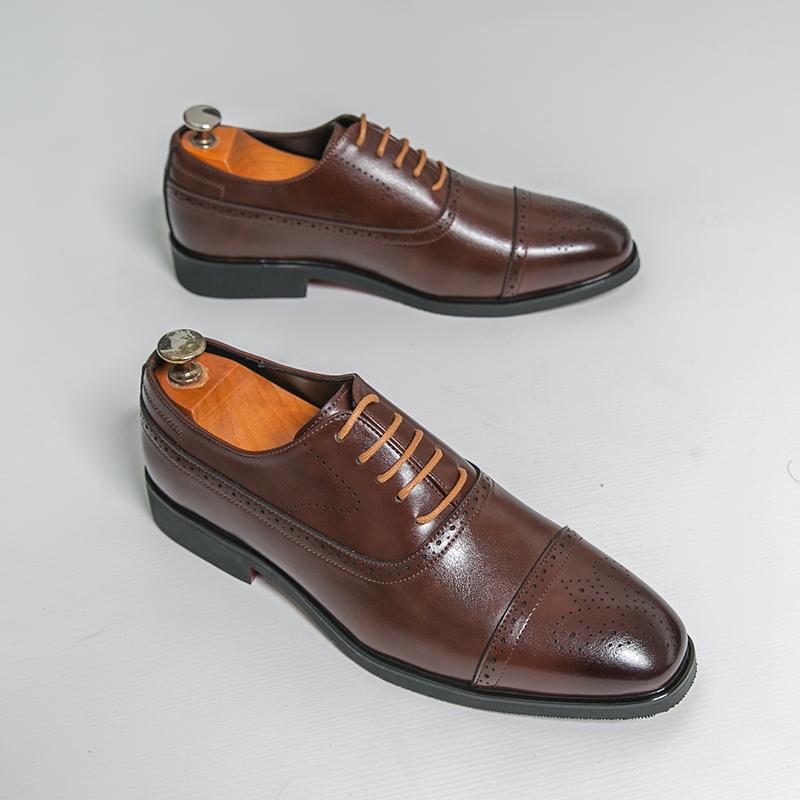 Men s Dress Shoes  Oxford Shoes For Men Classic Casual Business Leather Shoes Party Social Formal Shoes Men Brogues 40