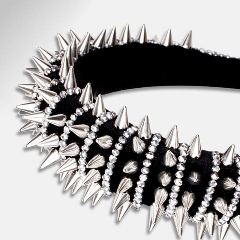 Fascia per capelli impreziosita da strass audaci Leggera Comoda Perfetta per Festival ed Eventi Formali