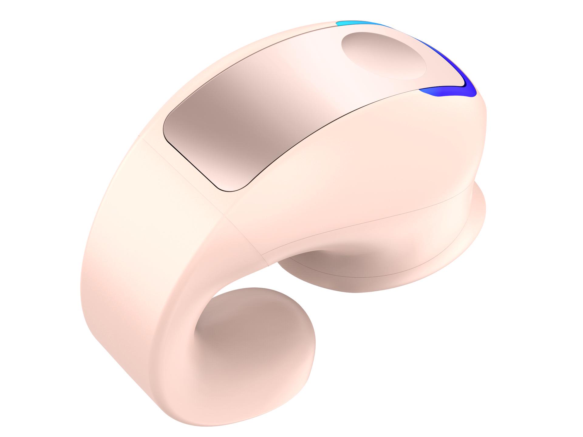 

GD28 Bluetooth Навушники-кліпси на одне вухо для спорту - Зручний внутрішньоканальний дизайн, Стереозвук, Популярні у транскордонних продажах Bagged світло-рожевий колір