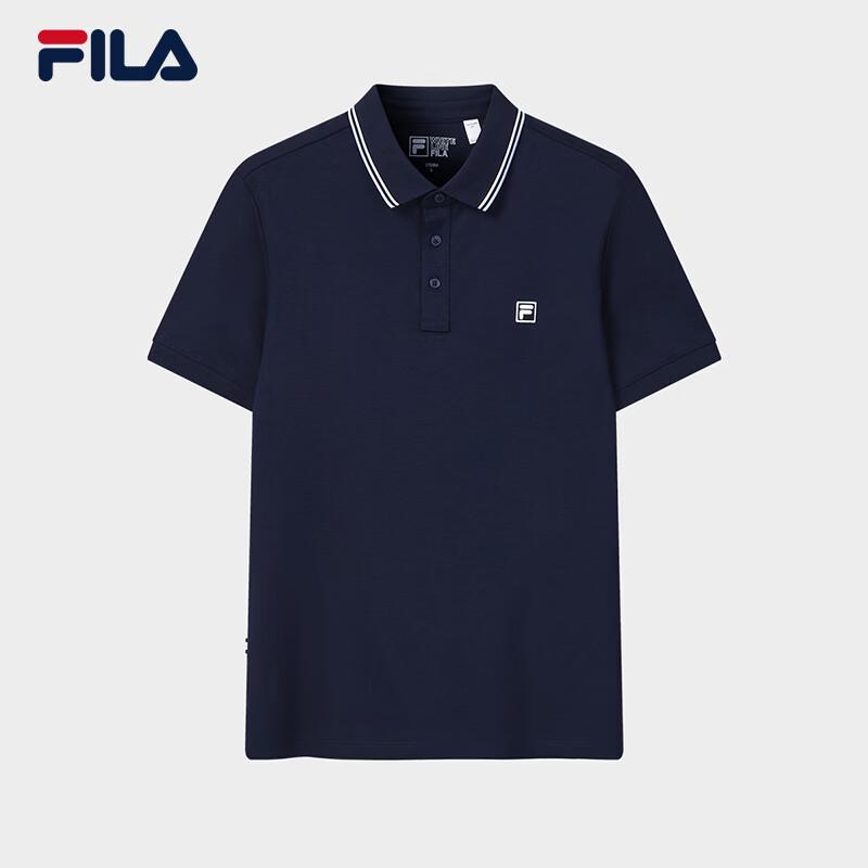 Fila Men's Elite Knit Short Sleeve Polo Shirt