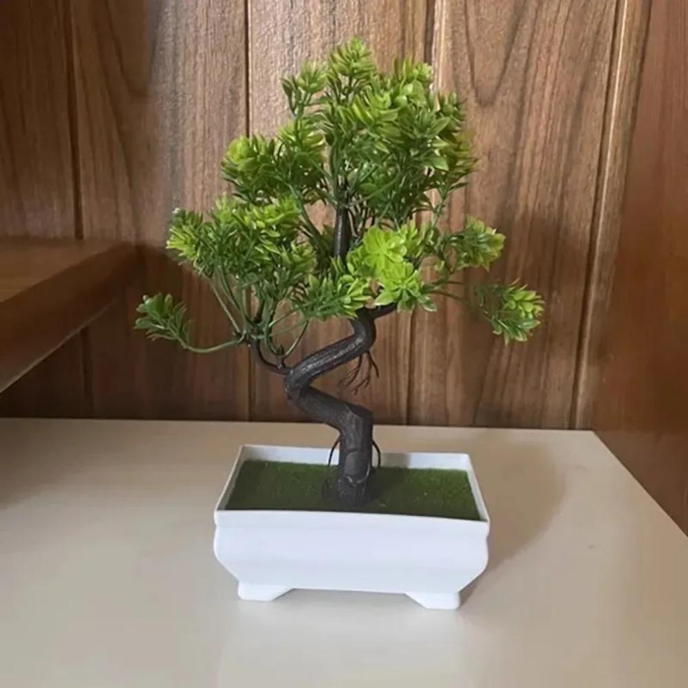 Gartenarrangement Ornamente Plastikpflanzen Bonsai Kleiner Baum Topf Kunstpflanze Topfblume Zuhause Zimmer Tisch Festliche Dekoration