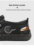 Men's Breathable Stitched Beach Sandals - Wear-resistant Outdoor Sports Style, Big Size Shoes