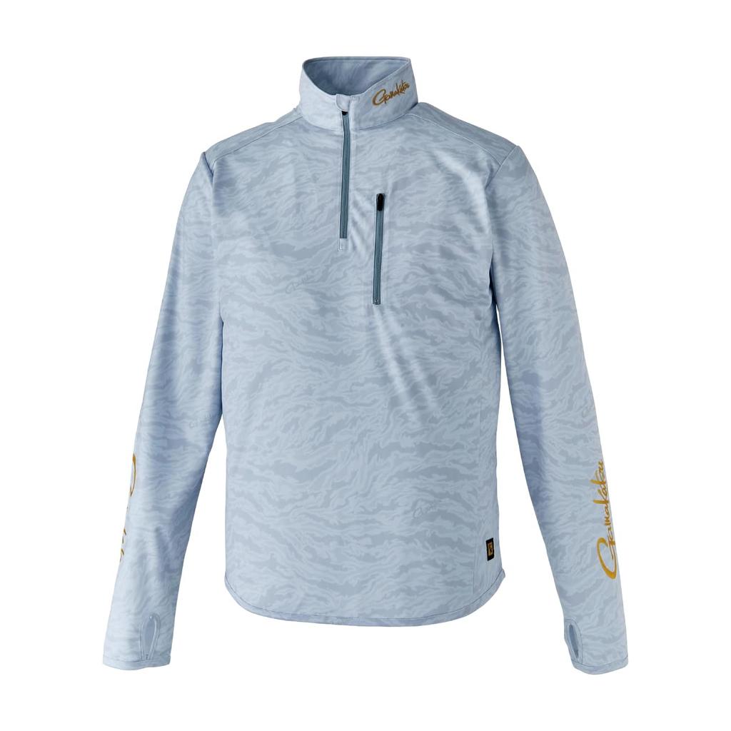 Gamakatsu NFZ Zip Shirt GM3728 Light Gray 3L