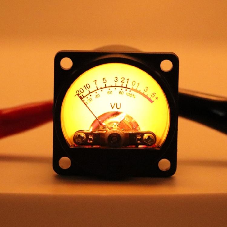 35mm VU-Panelmeter Zeiger-VU-Meter mit Hintergrundbeleuchtung Audiopegel-Verstärker