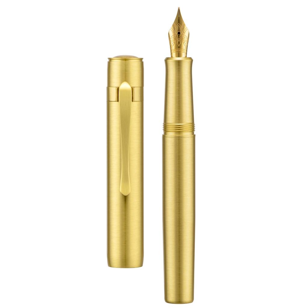 Hongdian M2 Mini Fountain Medium Brass Soft Slim Pocket Travel Pen Pen, Nib, Material, Nib,