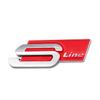 QR1 1Pc M1 Metal Logo Sticker Badge Decals for Sline TT Q2 Q3 Q5 Q7 Q8 A3 A4 A5 A6 A7 R8 B5 B6 B7 B8 C5 RS4 RS5 V8 Car Decoration