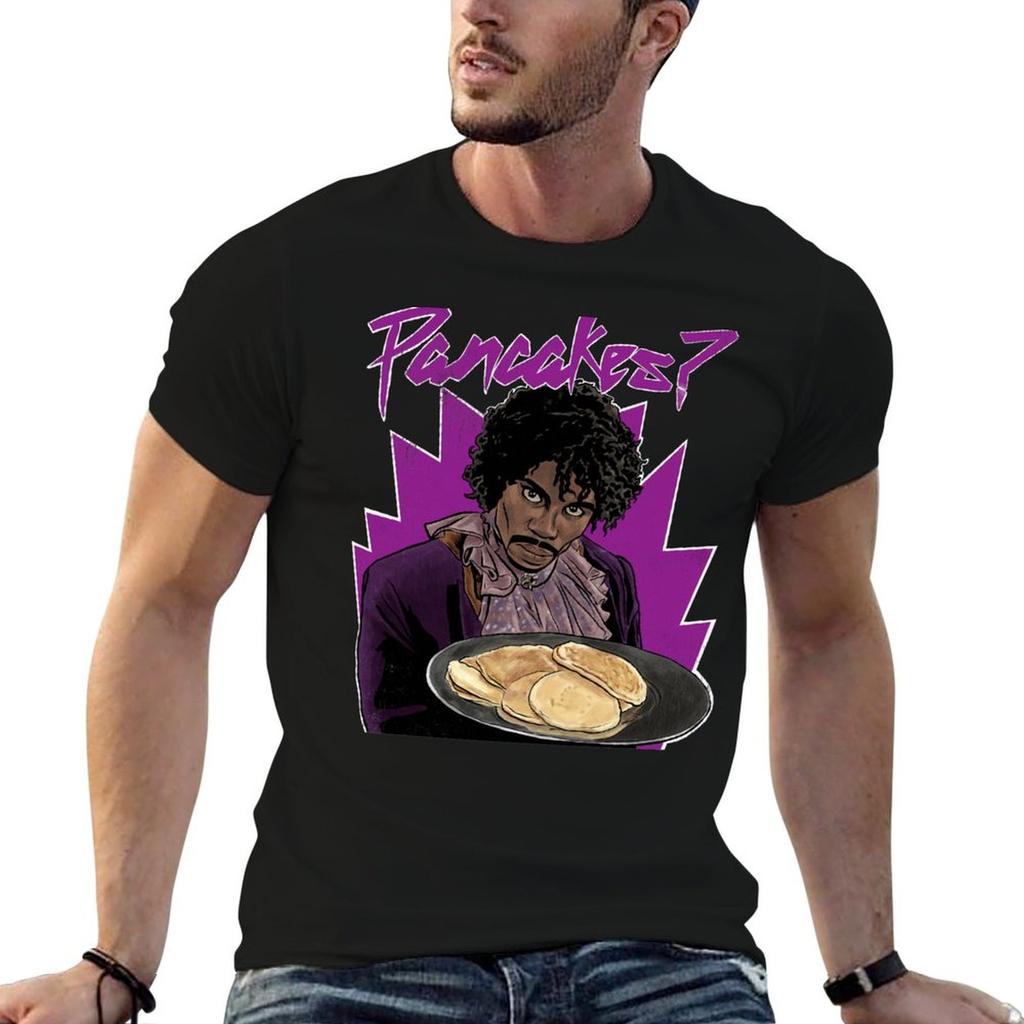 Pancakes? T-Shirt Man T Shirts Graphic Man Tshirt T Shirt for Man 100 Percent Cotton T-shirt