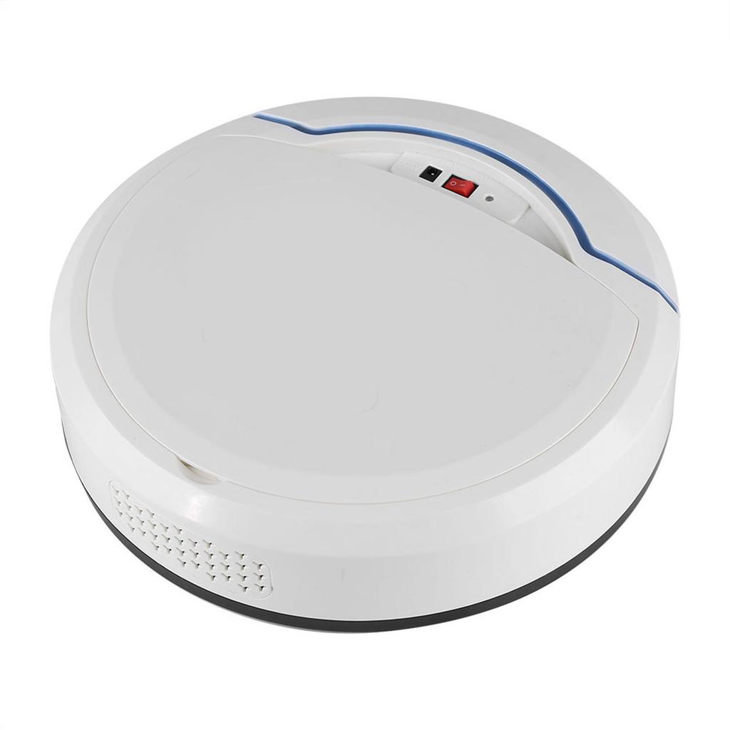 USB Rechargeable Automatic Smart Robot Vacuum Floor Cleaner Household Sweeping Machine Black