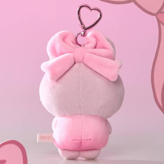 BT21 minini RIBBONED U Edition I LOVE YOU Message Book Plush Key Ring