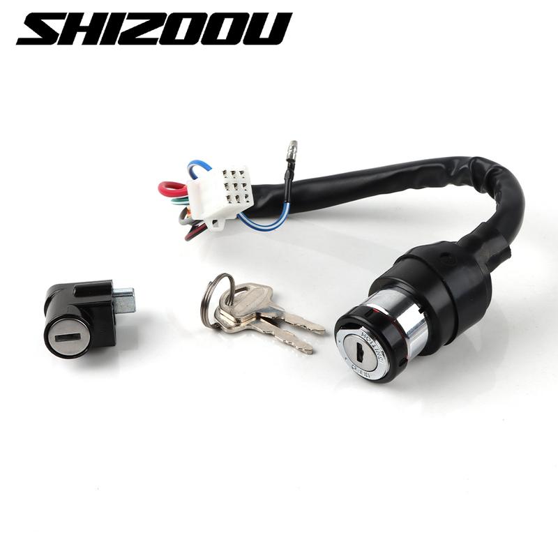 For Haojue Suzuki AX100  AX 100 Lock Set Motorcycle Ignition switch igntion lock set Tank Cap Lock Fuel Tank Lock