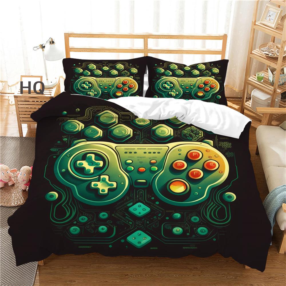3D Game Console Printing Bed Clothes Teens Full Size Bedding Set Cover Design High Quality Home Textiles