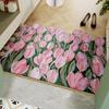 Entrance Dust-proof Silk Circle Floor Mat Entrance Door PVC Door Mat Anti-slip Home Carpet Mat