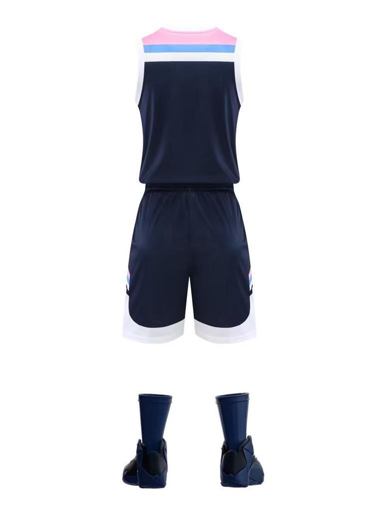 New Style Basketball Team Uniform Set: Customized Training Jerseys for Men and Women