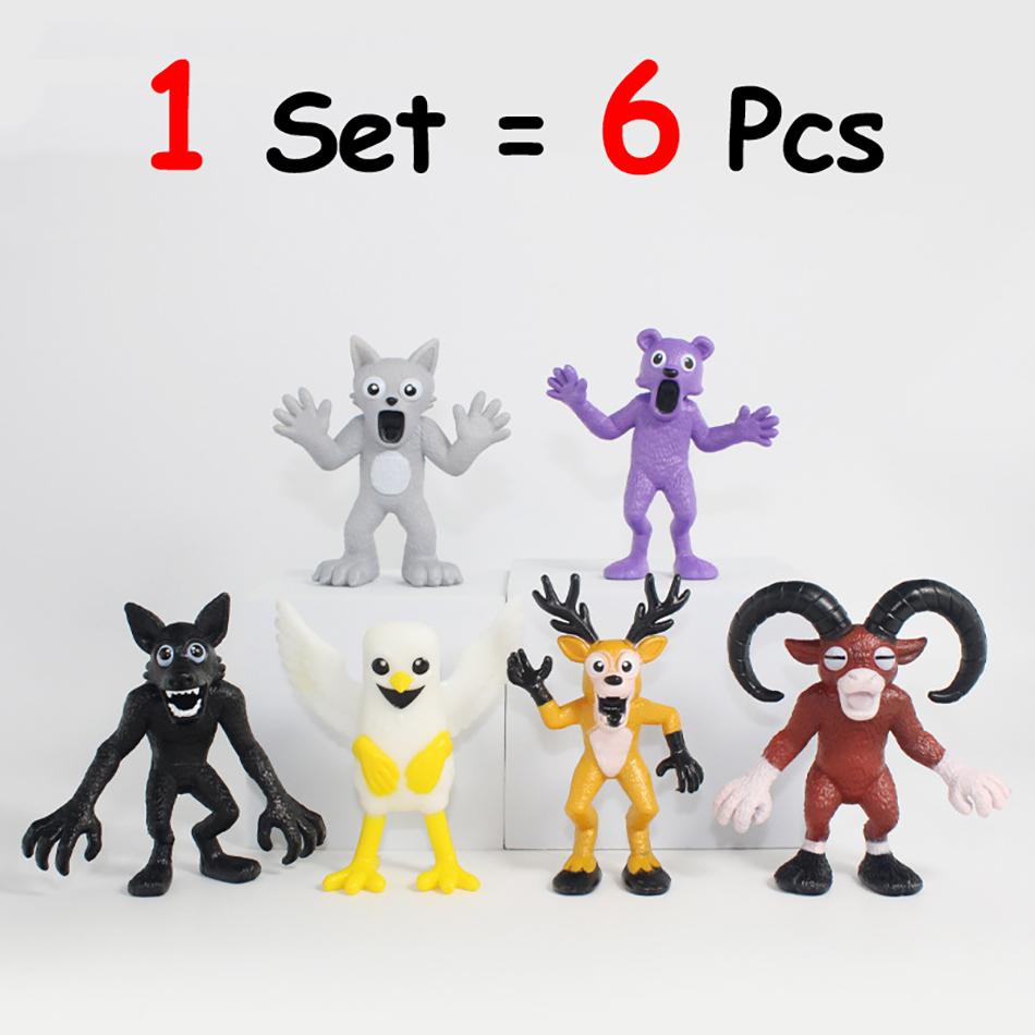 New 99 Nights In The Forest Deer Standin Monster Figurine PVC Movie Animals Deer Model Toys for Kids Halloween And Birthday Gift