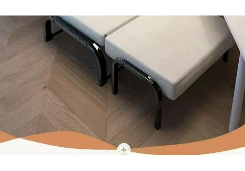 Foldable Multi-Functional Office Nap Sofa Bed: Durable, Reinforced Single Lounger for Home