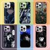 Anime Fushiguro Megumi Jujutsu Kaisen Phone Case For IPhone 17 16 15 14 11 12 13 Pro Max Pro Plus Colored Silver Cover