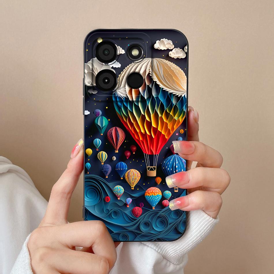 For Itel A60 A60S Case Cute Design Soft Liquid Silicone Shockproof Bumper For Itel A60 S Camera Protection High Quality Fundas