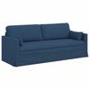 Sofa Blue 198 X 78 X 80 Cm Fabric