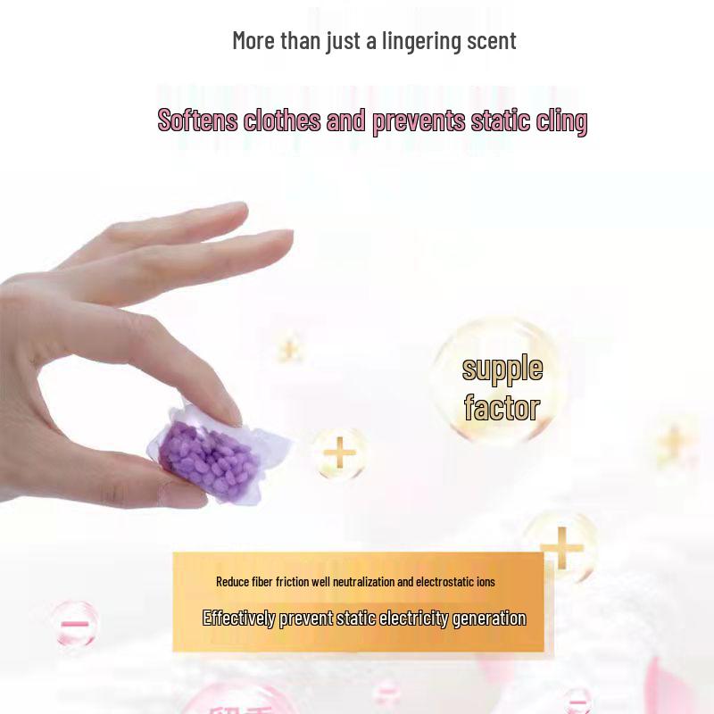 3-in-1 Laundry Aroma Booster: Long-Lasting Fragrance, Anti-Static Softener & Anti-Mite Antibacterial Freshener