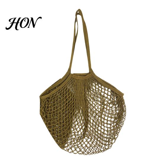 Heavy Duty Reusable Grocery Totes Cotton Mesh Bag, Eco Friendly Foldable String Lightweight Portable Handbags for Fruits Vegetables And Daily Shopping