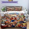 3pcs Duvet Cover Set (1*Duvet Cover + 2*Pillowcase, Without Core), One Piece Print Bedding Set, Bedroom Decor, All‑Season, Birthday Gift