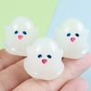 12PCS Micro Landscape Resin Ghost Figurines Glow Creative Mini Halloween Ghost Figurine Cute Miniature Ghost Statue Gift Toy