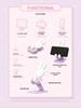 Miffy Rabbit Foldable Phone Stand Blind Box Figure - Cute Desktop Ornament
