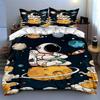 Astronaut space illustration Bedding Duvet cover sets Duvet covers Pillowcases gifts (1 * Duvet Cover 2 * Pillowcases, without duvet insert)