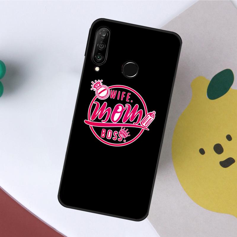 

Wife Mom Boss For Huawei Nova 7i 8i 11i 12i 12s Y73 Y70 Y90 Y60 Y72 Y61 Y91 9 10 SE P40 Lite P30 Pro Case Huawei Nova 8i