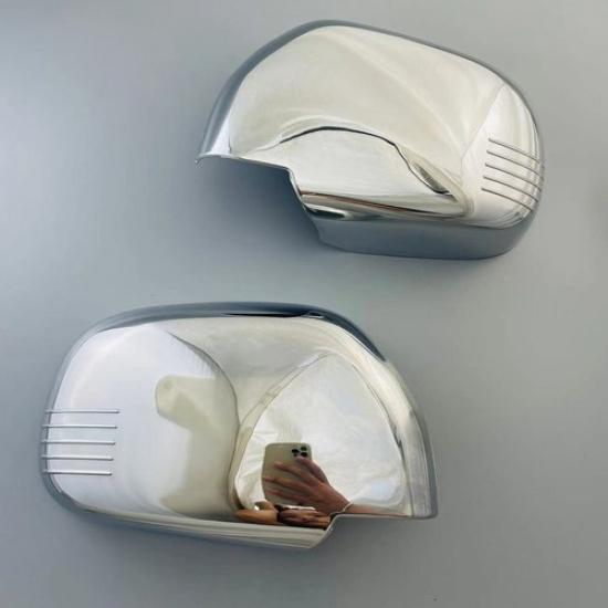 Chrome Rearview Mirror Side Lid Cover Trim For 1999-2005 Suzuki Grand Vitara