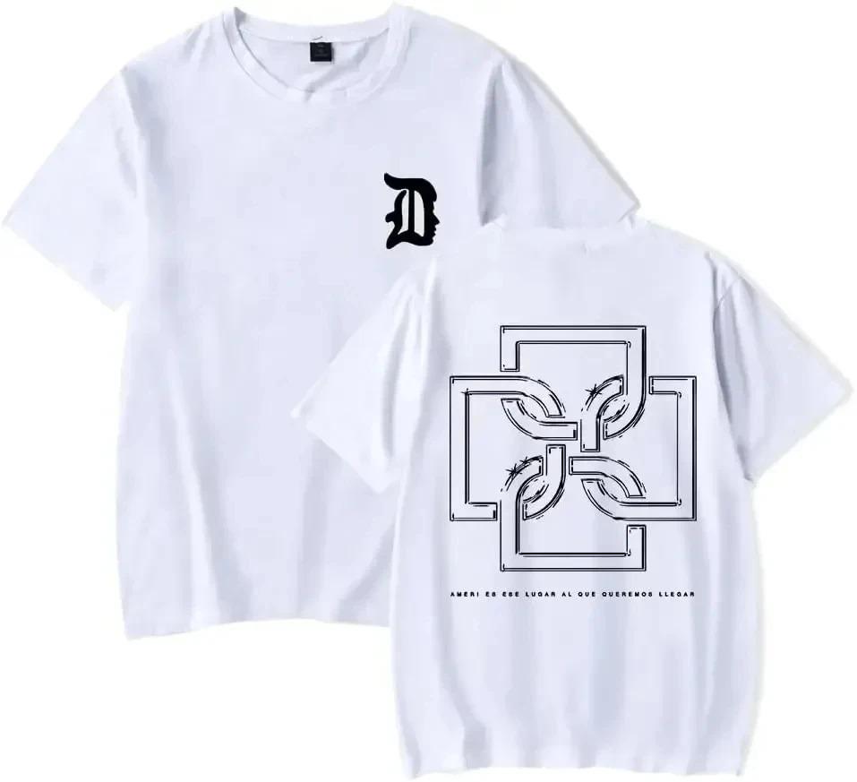 

Летняя футболка Санта Duki Merch Футболка с коротким рукавом Повседневная с принтом Мужская Чистый хлопок Короткий рукав Высококачественная мужская одежда 4XL