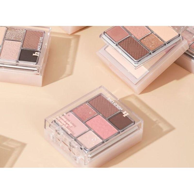 HOLD LIVE - 2-in-1 Lidschatten & Rouge Palette - H03