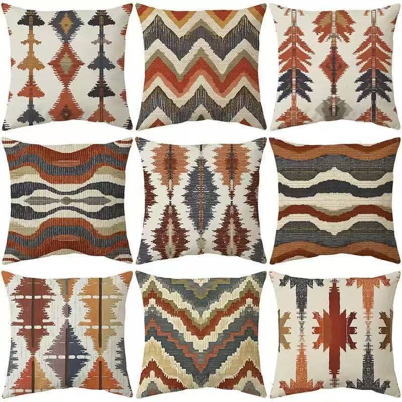 Boho Geometric Sofa Cushion Cover Throw Pillow Cover Decorative Cover