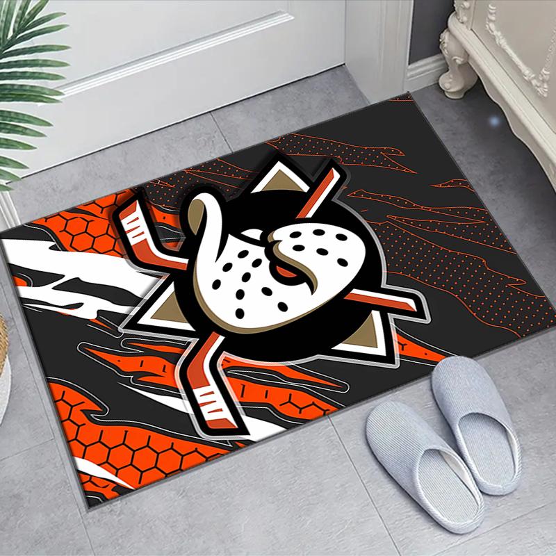 1pc Football Team Design Area Rug - Non-Slip, Soft & Cozy Floor Mat for Living Room, Bedroom, Office - Indoor/Outdoor Decorative Carpet