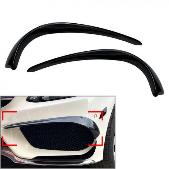 Front Bumper Fog Light Lamp Cover Trim For Mercedes Benz C-Class W205 2015-2018