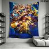 Saint Seiya Legend Continues Tapestry Background Cloth Fashion Print Background Wall Hanging Cloth Soft Christmas Gift