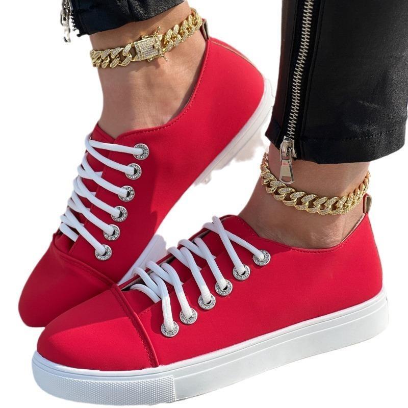 Sportliche Einzel-Schuhe in Übergröße Damen Frühling und Sommer Neu Außenhandel Übergröße Mode Einzel-Schuhe Bequeme und Vielseitige Damen-Schuhe
