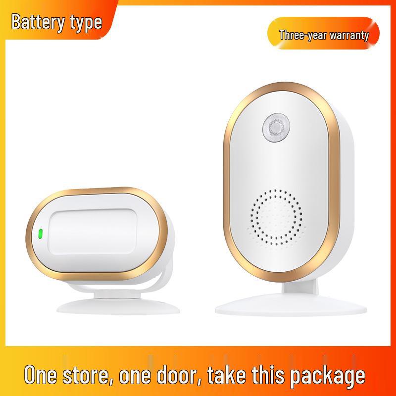 Sensor Store Entrance Alert: Welcomer Anti-theft Alarm and Split Doorbell for Supermarkets.