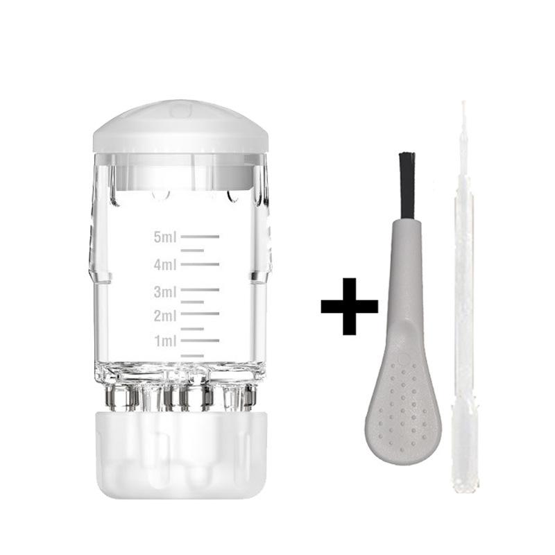 

Portable Scalp Applicator Comb–Mini Massage Tool with Liquid Guide for Anti-Hair Loss Serums&EssentialOils,StimulatesCirculation белый