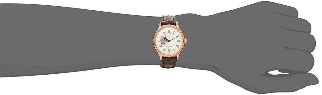 Orient Star RK-ND0003S Women's Automatic Watch, Classic Semi-Skeleton, Mechanical, Made in Japan, with 2-Year Manufacturer's Warranty, Open Heart,