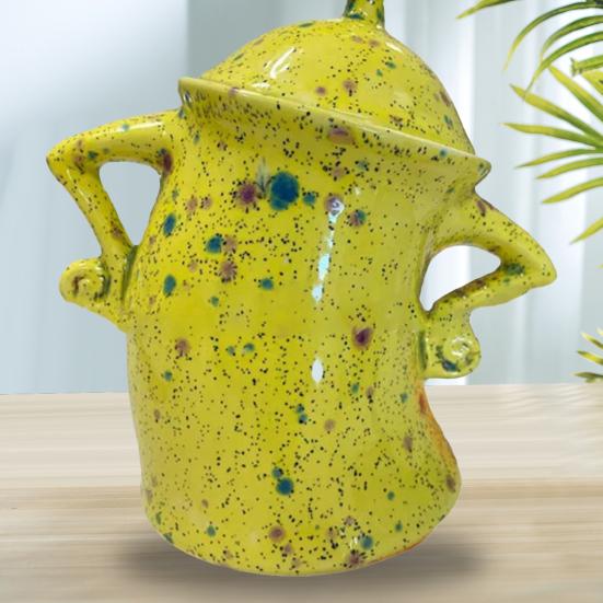 Canister with Attitude Airtight Lid Desktop Decoration Multi-functional Funny Akimbo Food Storage Jar Container Kitchen Supplies