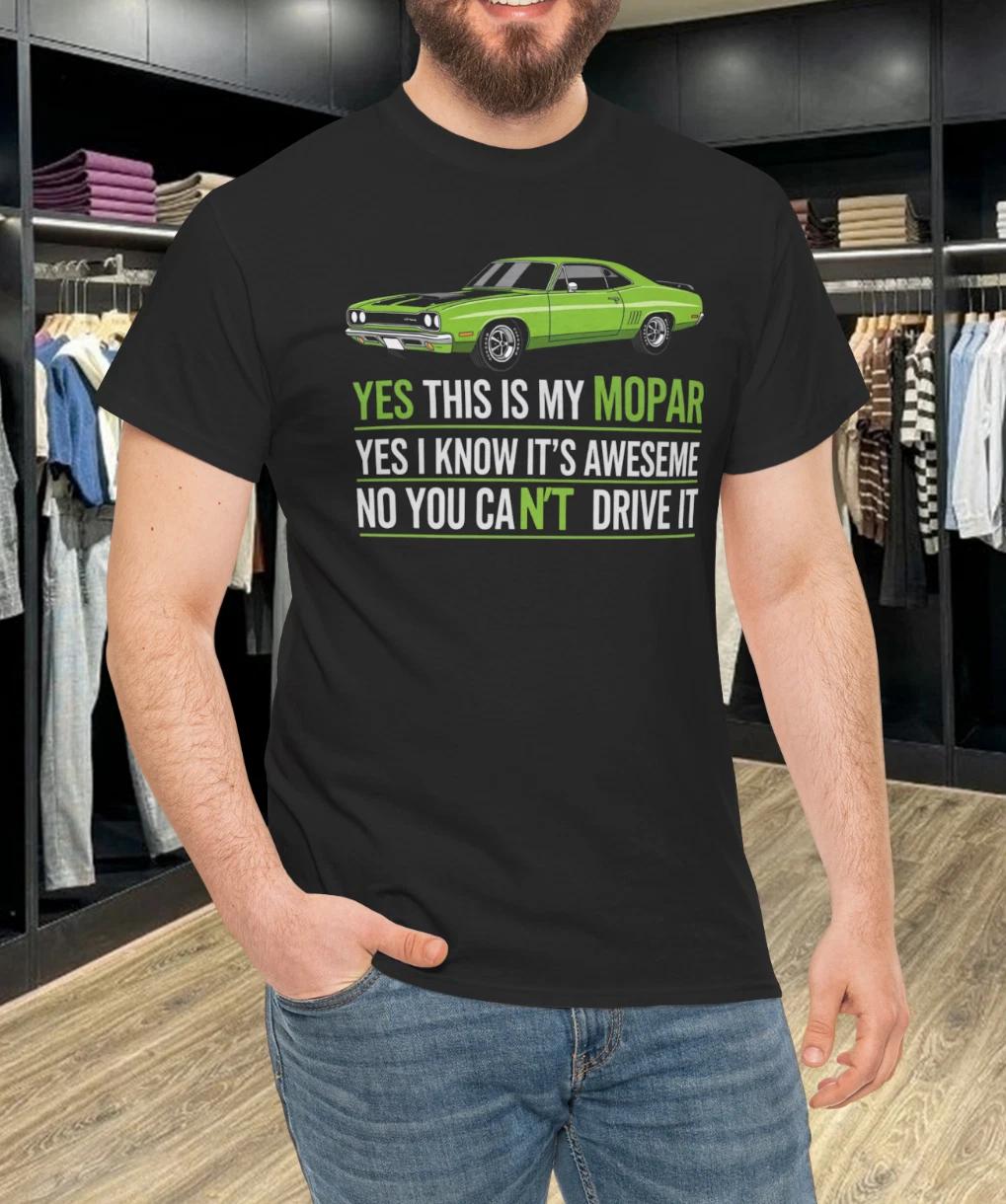 Yes This Is My Mopar Cotton Unisex T-Shirt 4XL