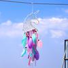 Unicorn Dreamcatcher Wind Chime Creative Hand-woven Car Pendant Bedroom Living Room Hanging Ornaments Birthday Gifts Home Decor