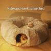 Plush Foldable Pet Tunnel Bed - Free Shipping for New Customers