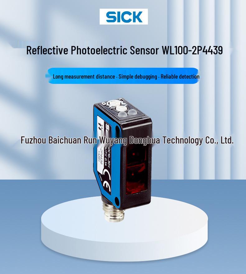 Brand New WL100-2P4439 Sick Sensor Miniature Photoelectric Switch 6052362 Available