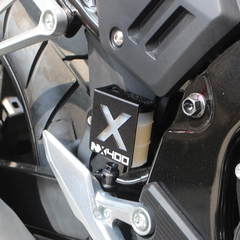 For Honda NX400 NX500 NX-400 NX-500  Motorcycle Accessories CNC Rear Fluid Reservoir Guard Protector Cover