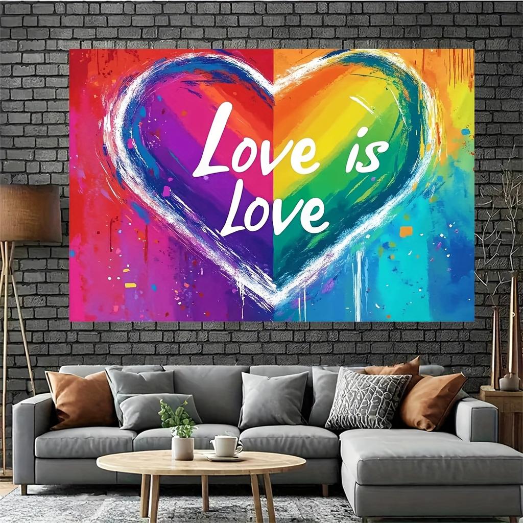 2D flat design, 1-piece love and warmth-themed background fabric, suitable for use as a background for party photos